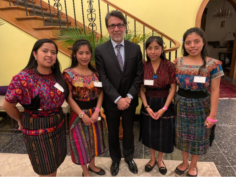 MAIA Students with US Ambassador